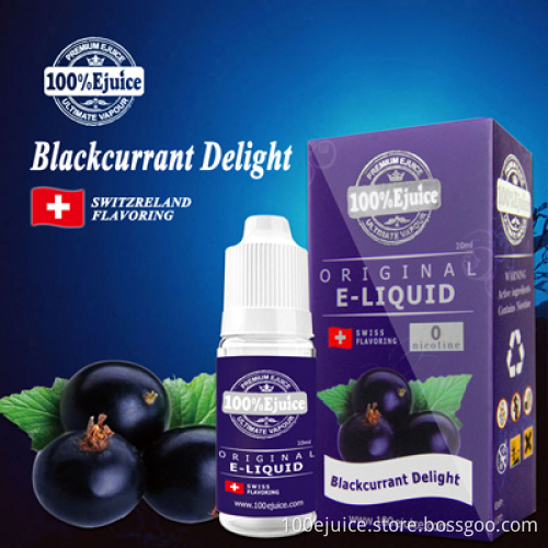 Top Quality E Liquids 10ml Blackcurrant Delight China Manufacturer